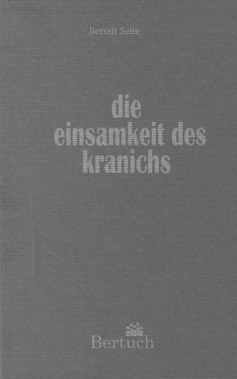 die einsamkeit des kranichs